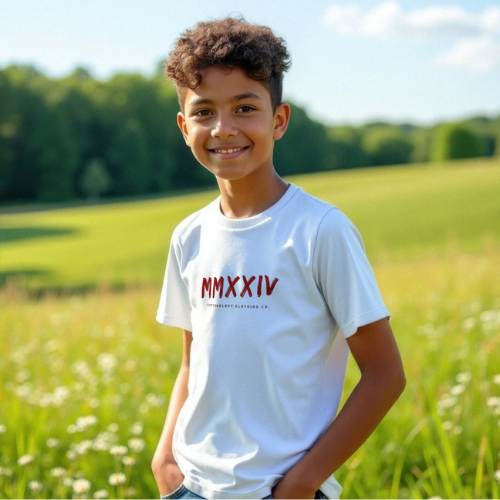 White T-Shirt for Boys