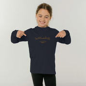 Girls Long Sleeve T-Shirt in Navy