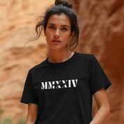 Womens Black MMXXIV T-Shirt