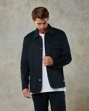 Mens Petrol Cotton Jacket