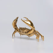 Crab in polished bronze, Small