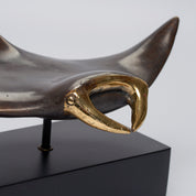 Manta Ray in Bronze, Medium