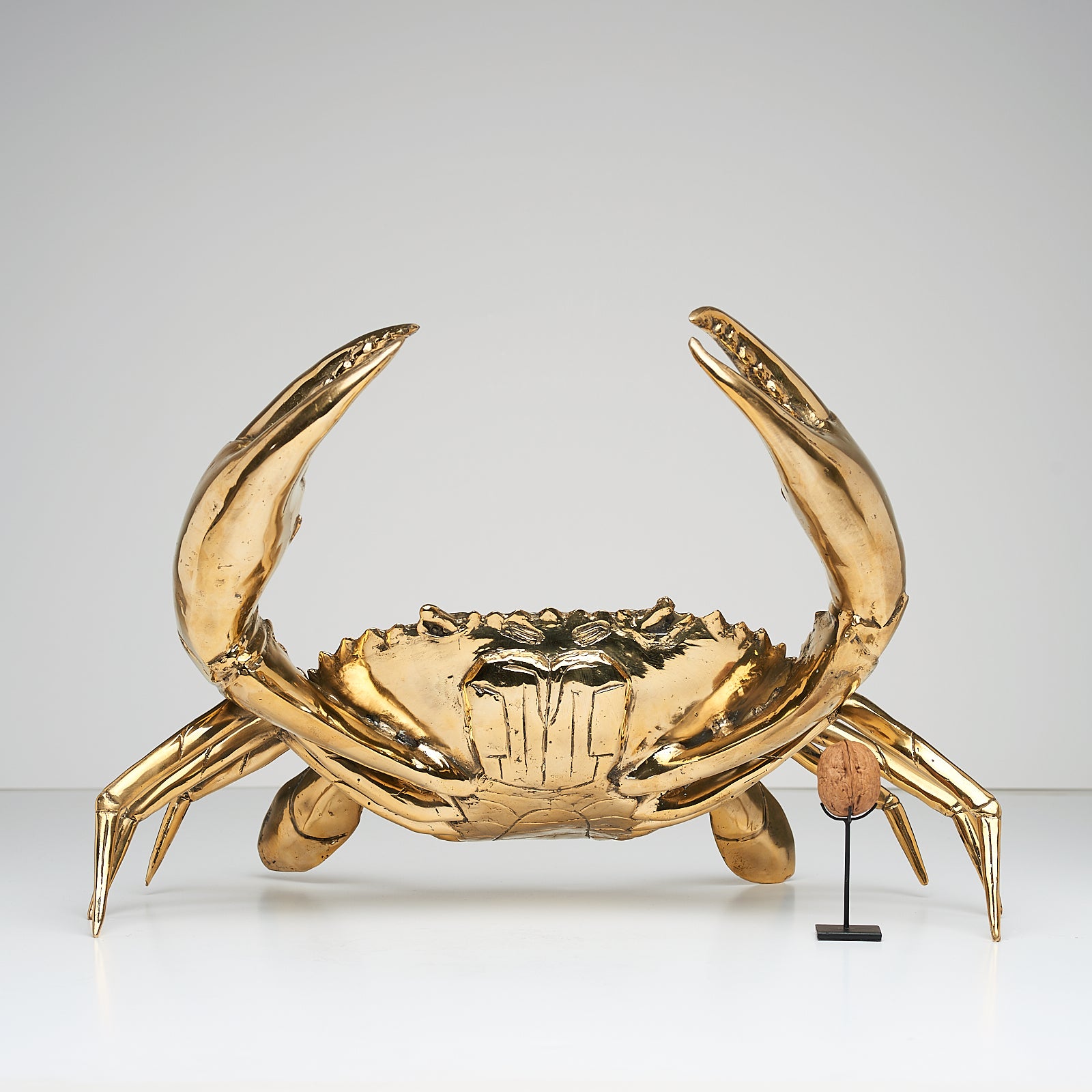 Crab in Polished Bronze, Large