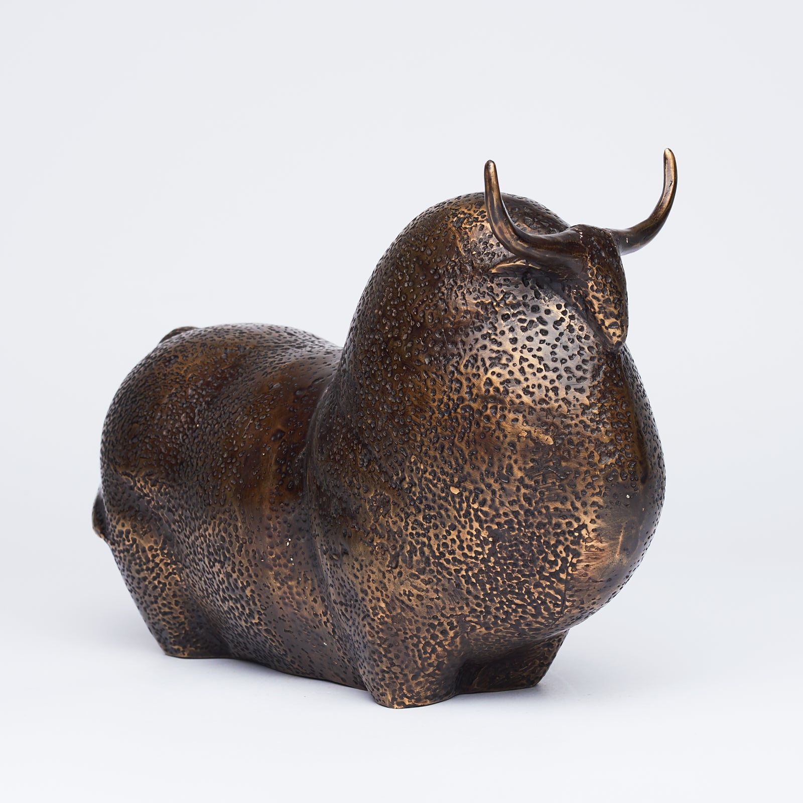 Bronze American Bison Bull