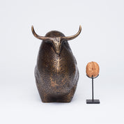 Bronze American Bison Bull