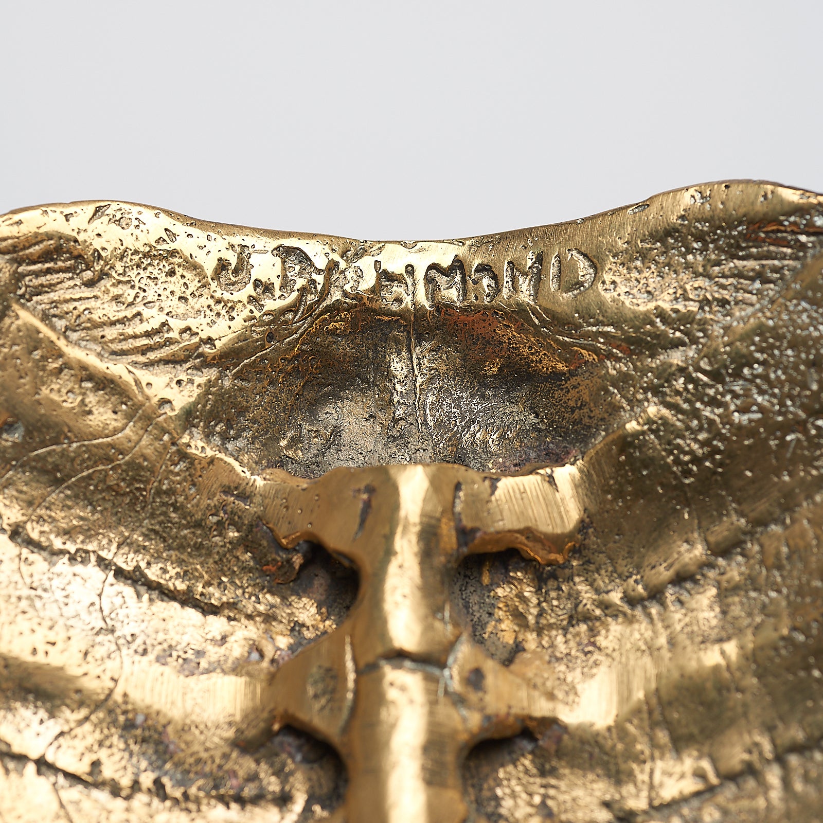 Small Turtle Shell in Polished Bronze