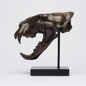 Bronze Sumatran Tiger Skull