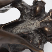 Bronze Sumatran Tiger Skull