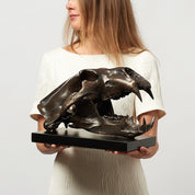 Bronze Polar Bear Skull