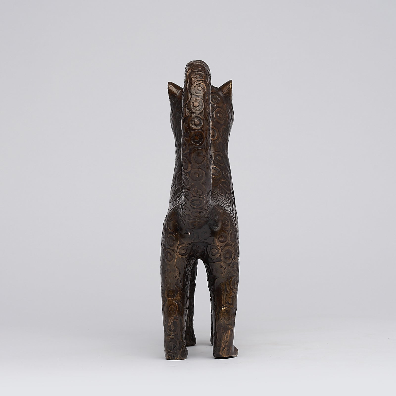 Bronze African Benin Leopard