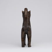 Bronze African Benin Leopard
