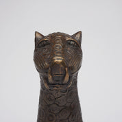 Bronze African Benin Leopard