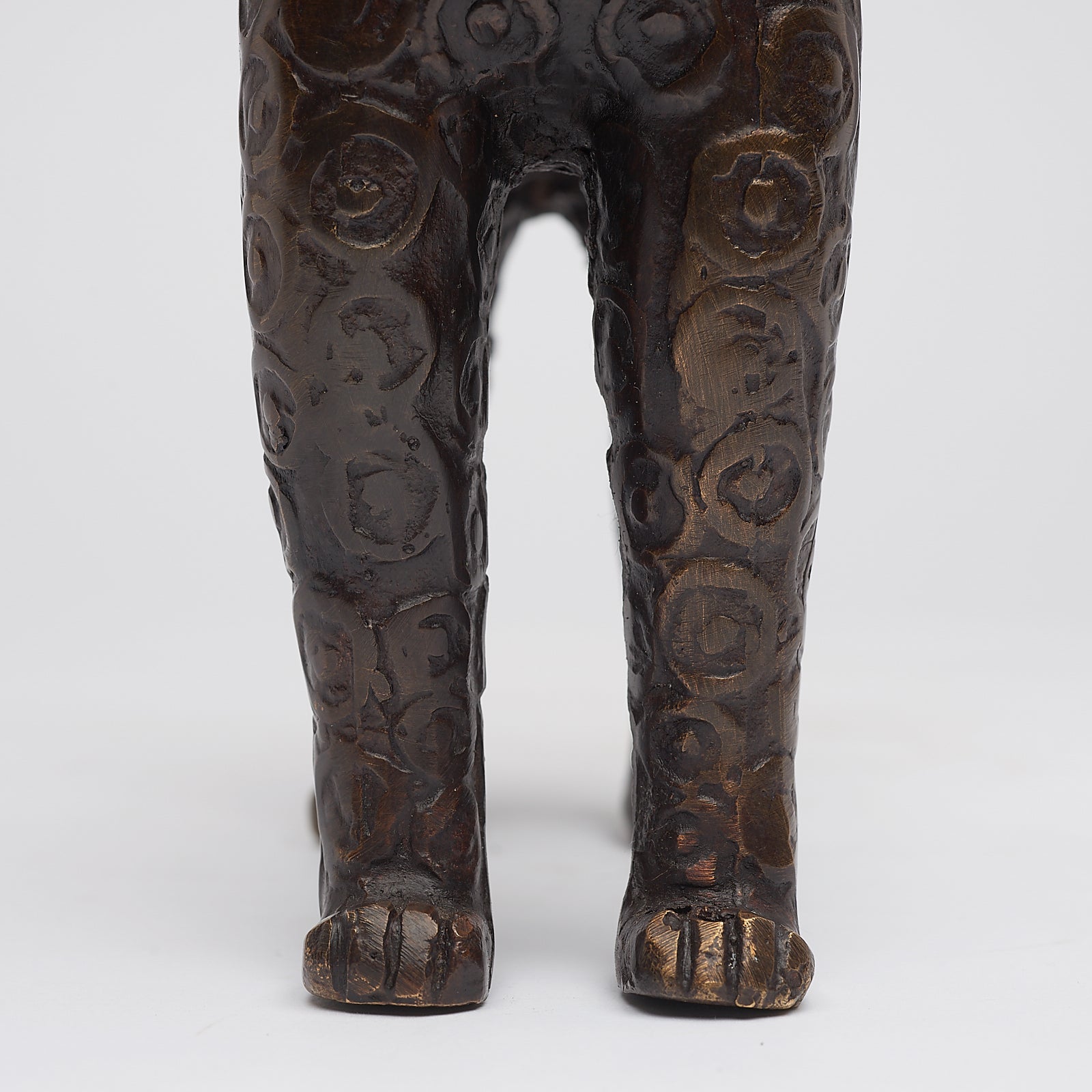 Bronze African Benin Leopard
