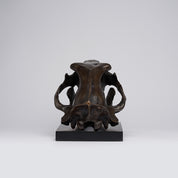 Bronze Polar Bear Skull