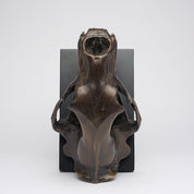 Bronze Polar Bear Skull