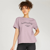 Relaxed Fit Mauve T-Shirt