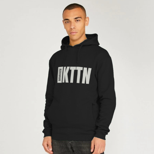 Kottonology Men’s Recycled Organic Cotton Hoodie in Black