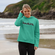 Recycled Organic Cotton Kottonology Relaxed-Fit Hoodie in Seagrass Green