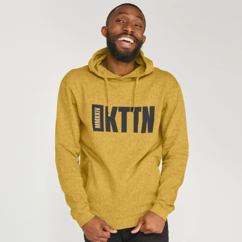 Men’s Recycled Hoodie in Yellow | Kottonology Circular Fashion