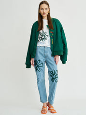 Fauna Patterned Jeans