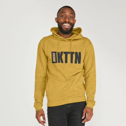 Men’s Recycled Hoodie in Yellow | Kottonology Circular Fashion