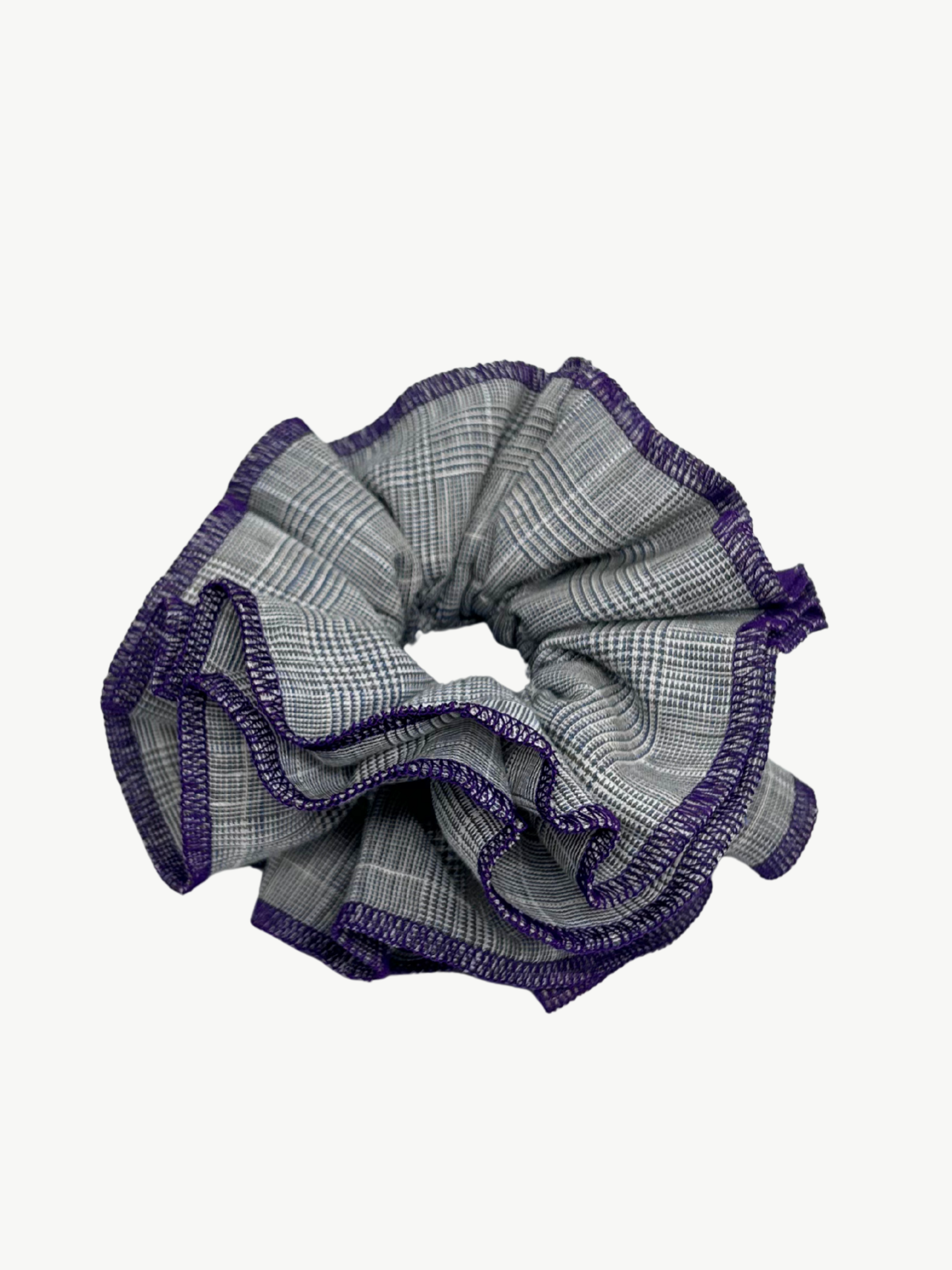AZARIA SCRUNCHY Grey Check