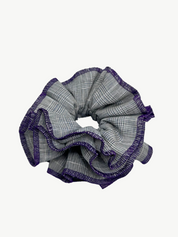 AZARIA SCRUNCHY Grey Check