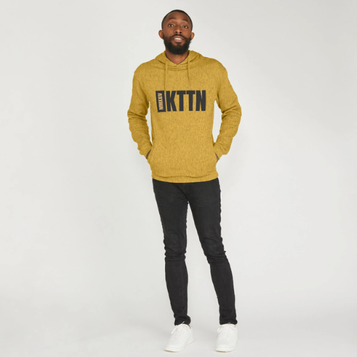 Men’s Recycled Hoodie in Yellow | Kottonology Circular Fashion