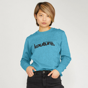 Womens Kottonology Kouture Sweatshirt – Recycled & 100% Organic Cotton, Ocean Blue