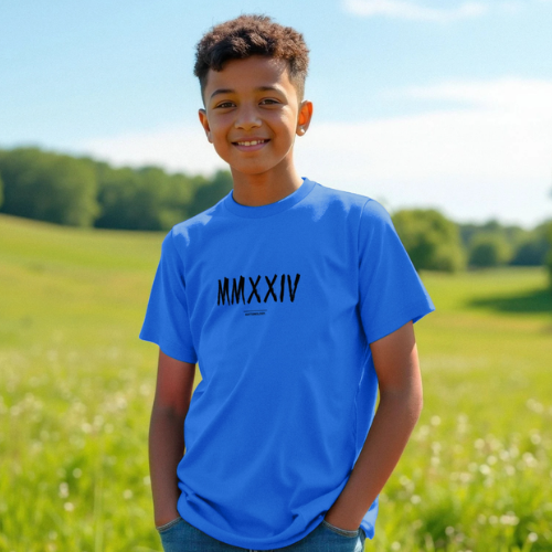 MMXXIV T-Shirt in Blue