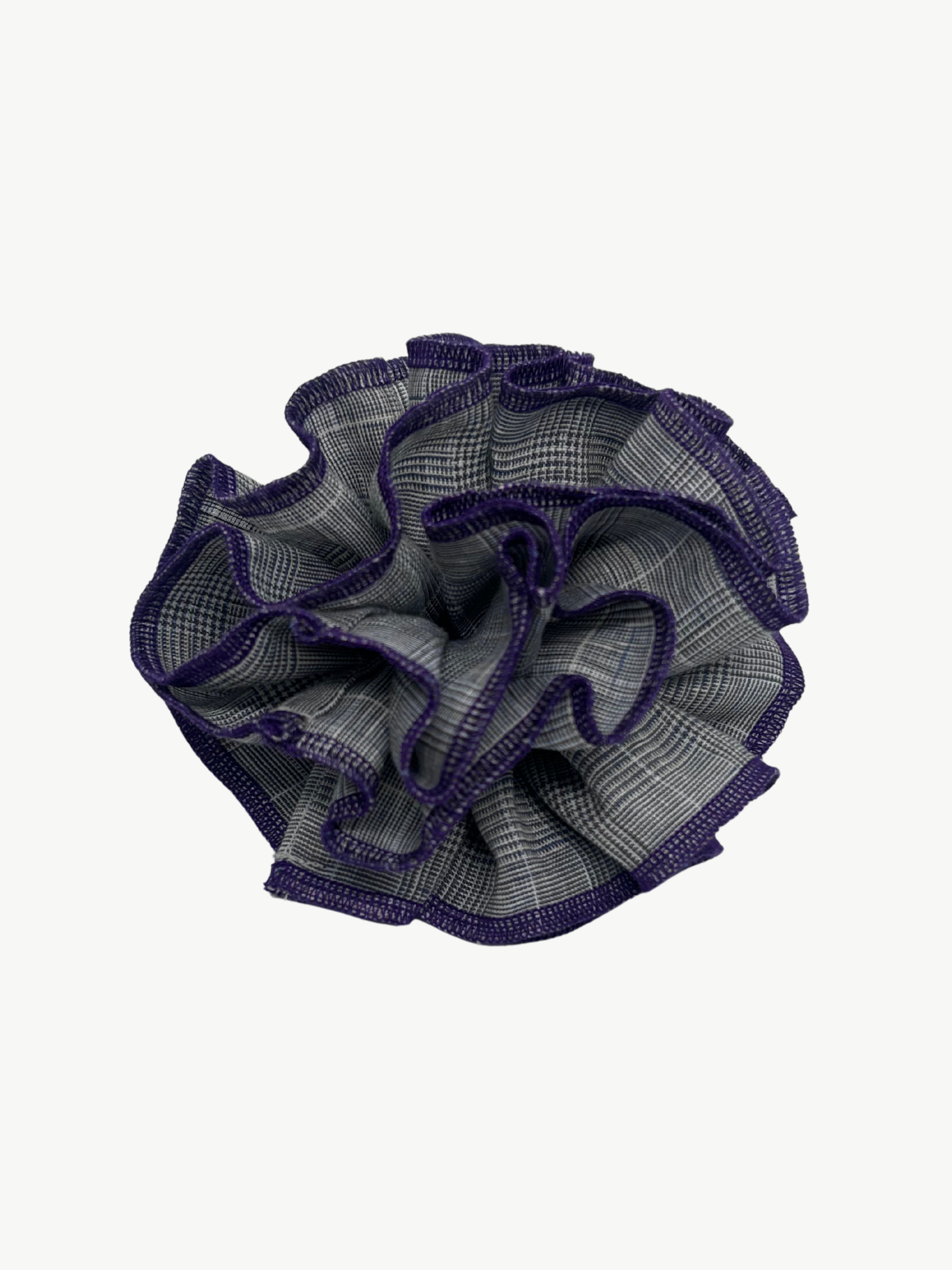 AZARIA SCRUNCHY Grey Check