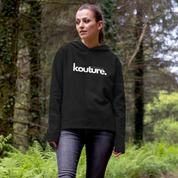 Recycled Organic Cotton Black Relaxed-Fit Hoodie by Kottonology