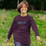 Boys Long Sleeve T-Shirt in Purple