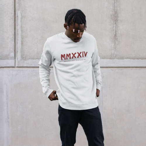 Mens White Sweatshirt
