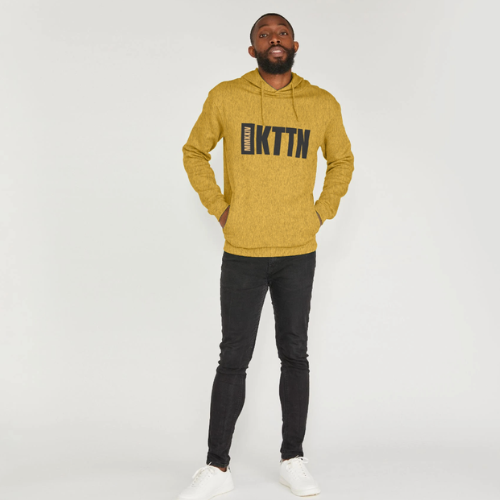 Men’s Recycled Hoodie in Yellow | Kottonology Circular Fashion