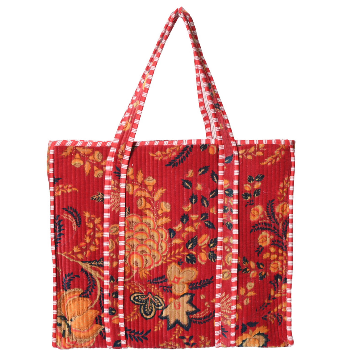 The Ultimate Velvet Floral Tote