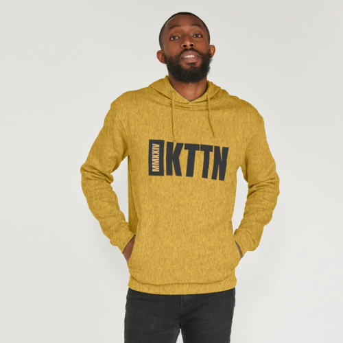 Men’s Recycled Hoodie in Yellow | Kottonology Circular Fashion