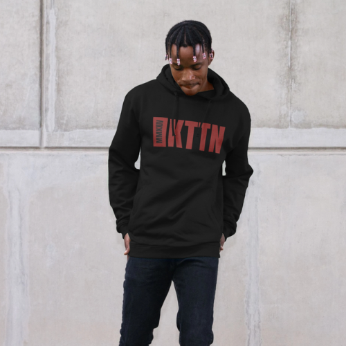 Recycled Organic Men’s Hoodie in Black | Non-Toxic Fibres & Circular Economy