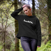 Recycled Organic Cotton Black Relaxed-Fit Hoodie by Kottonology