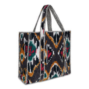 The Ultimate Ikat Velvet Tote