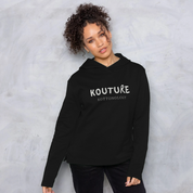 Womens Recycled Organic Cotton Kottonology Relaxed-Fit Hoodie in Black
