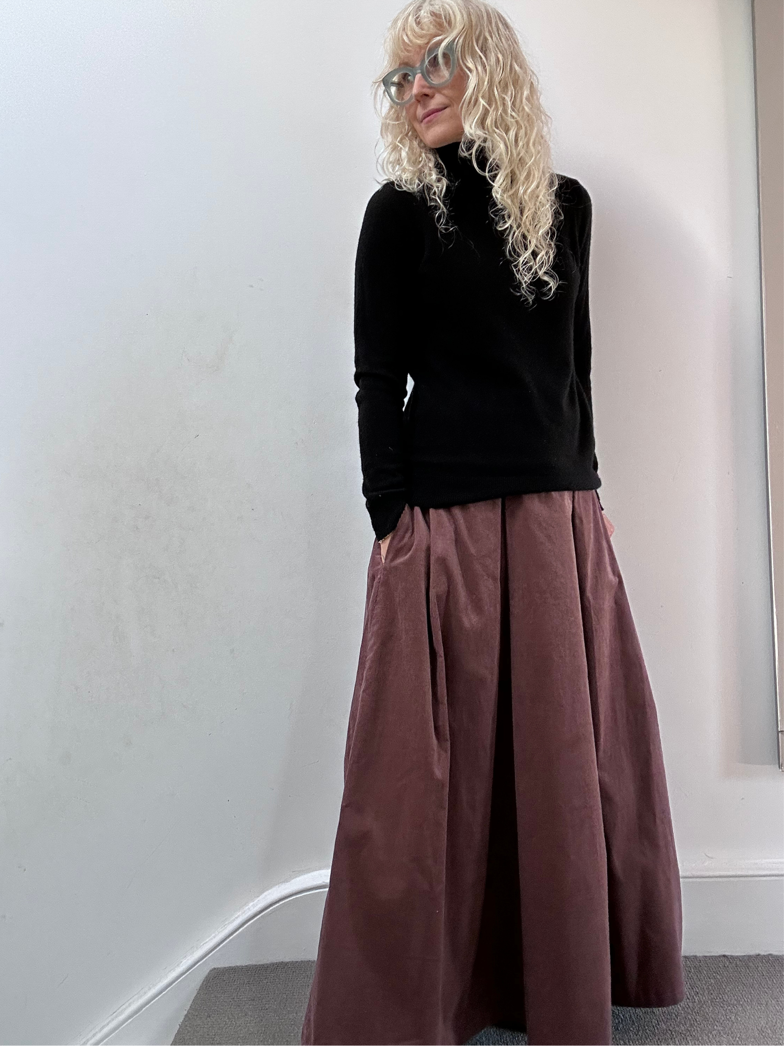 VALERY MAXI SKIRT Corduroy