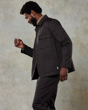 Batch 06 - Mens Dark Chocolate Wool Herringbone Jacket