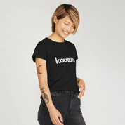 100% Organic Cotton Kottonology T-Shirt in Black
