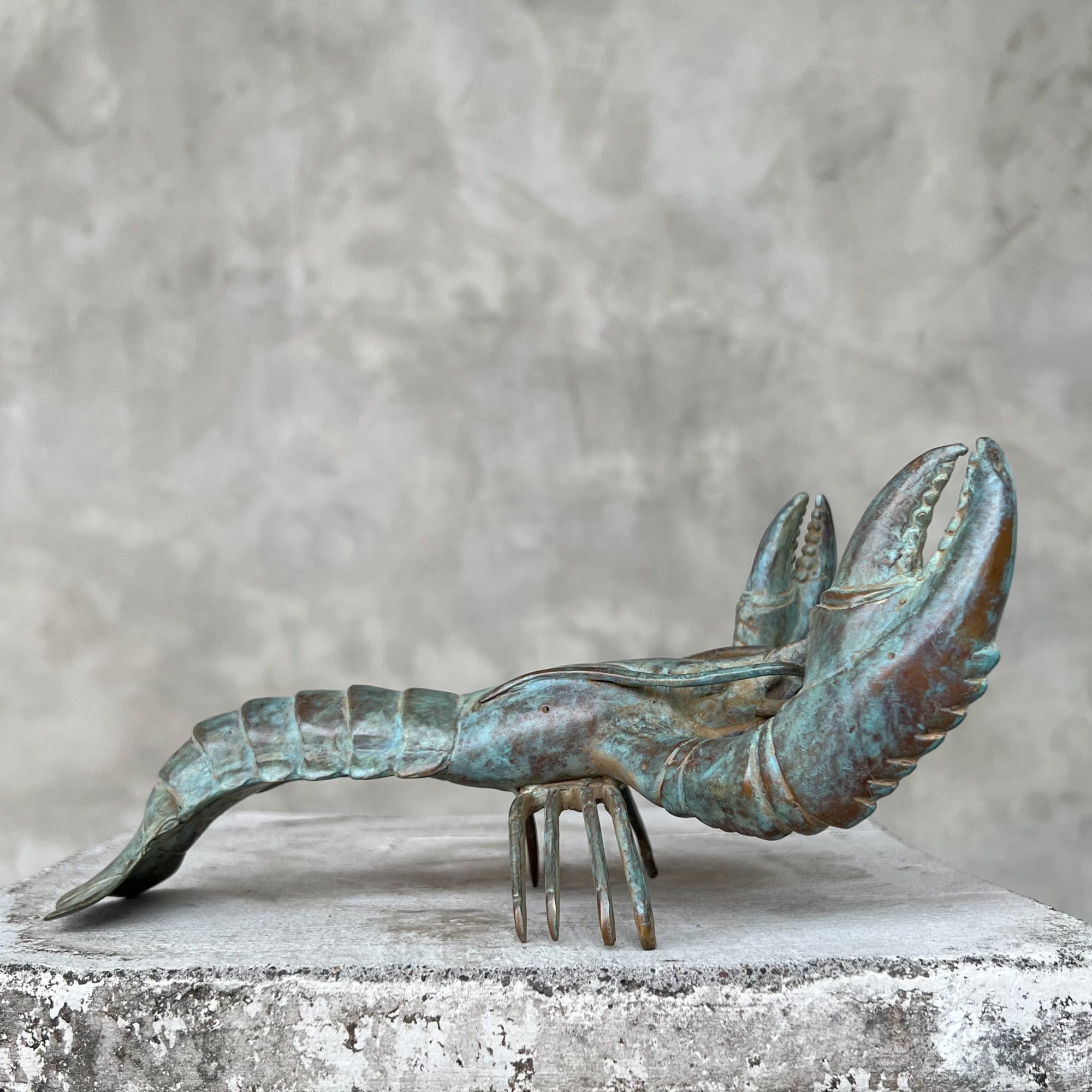 Small Patinated Lobster