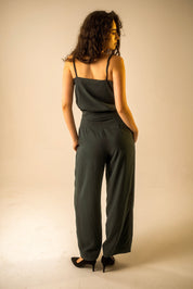 Teal Cowl Camisole Top