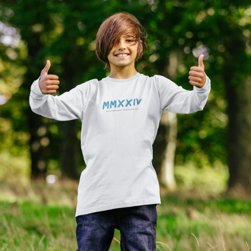 Boys Long Sleeve T-Shirt in White