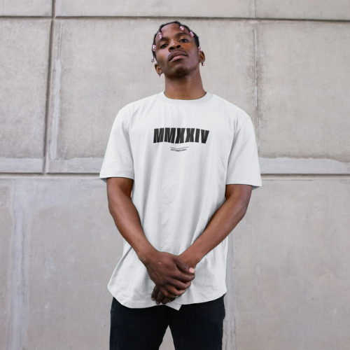 Mens MMXXIV Longline T-Shirt in White