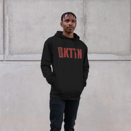 Recycled Organic Men’s Hoodie in Black | Non-Toxic Fibres & Circular Economy