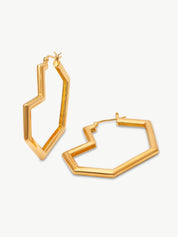 DARYL HOOPS | 18k Gold Plated
